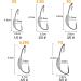 SHUNWEI Weighted Swimbait Hooks Saltwater Fishing Hooks Assortment | 25 Pcs Box, 5 Sizes - Buy Online on SooperMarket.com