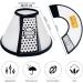 Mesybveo Adjustable Dog Collar & Cat Cone - 2 Piece Break for Dogs Lightweight Comfort Pet Funnel (18-27cm) - Buy Online on SooperMarket.com