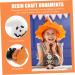 GANAZONO 2pcs Resin Halloween Pumpkin Halloween Resin Gnome Statue Halloween Swedish - Buy Online on SooperMarket.com