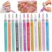 Nail Polish Pens 12Pcs/Set Nail Art Pens 12 Colors Quick Dry Nail Art Paint Smooth Graffiti Dotting Pen Waterproof Drawing Painting Nail Polish Design Pens