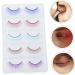 5 Pairs Colored False Eyelashes Natural Eyelashes Colorful Lashes Magnetic Eyelashes Cosmetics Toiletries Fake Eyelash Girls False Eyelashes Artificial Fiber Makeup Tools Dense 5d - Buy Online on SooperMarket.com