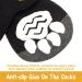 SCIROKKO Anti-Slip Dog Socks (3 Pairs) - Adjustable Pet Paw Protection with Golden Paw Pattern - Indoor Traction Control - Size L (Paw width 3.13 in) Black - Buy Online on SooperMarket.com