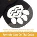 SCIROKKO 3 Pairs Double Anti-Slip Dog Socks - Adjustable Non-Skid Paw Protector for Small Dogs - Indoor and Outdoor Paw Grips for Traction Control and Lick Prevention - Black - Buy Online on SooperMarket.com