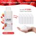 Eyelash Extension Shampoo 600ml | Paraben & Sulfate Free Foaming Cleaner for Extensions & Natural Lashes | Professional & Self-Use | Caomei Strawberry - Buy Online on SooperMarket.com
