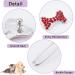 AMIJOUX 5pcs Rhinestone Dog Hair Clips | Stylish Bowknot Grooming Accessories for Small Dogs & Cats - Buy Online on SooperMarket.com