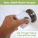 4-Pack Childproof Door Knob Covers - Easy to Install Child Safety Door Knob Cover with No Tools Needed - Reusable  White Baby Proof Door Knob Covers - Door Safety for Kids Made Easy by Wittle - Buy Online on SooperMarket.com