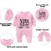 Culbutomind Baby Twins Bodysuit Set - Born Together Friends Forever Romper with Hat, Pink, BFT, 3-6 Months - Buy Online on SooperMarket.com