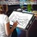 Upgraded A2 Light Pad | 3-Color Settings | Stepless Brightness Adjustment | Large Tracing Board 25x18 INCH with Clips - Buy Online on SooperMarket.com