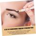 BELLIFFY 4pcs Four Forked Eyebrow Pencil Cosmetic Women Eyebrow Pencils Eyebrow Pencil Brown Make up Kit Abs - Buy Online on SooperMarket.com