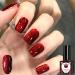 Red Gel Nail Polish Set Glitter Dark Red Burgundy Cherry Red Gel Polish Sets Soak Off LED/UV Lamp Manicure Long Lasting Nail Varnish Kit for Christmas Women Nail Art Salon DIY Home - Buy Online on SooperMarket.com