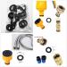 TOPWAYS 6x Y Piece Hose Connector - Plastic Trousers Splitter (3 Way) for Efficient Hose Branching | Durable Hose Divider and Branch Connecting Solution - Buy Online on SooperMarket.com