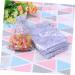 Anneome 100pcs Wedding Candy Pouch Mini Party Bags Packing Bag Bride Christmas Chocolate Candies 7X9cm Silver - Buy Online on SooperMarket.com