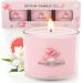 Fragrance candles gifts for women |Fragrance candles gift set for anxiety |3 fragrance candles in the glass |Gifts for women & men Christmas (pink season collection 450g) Rosa 450g