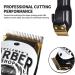 BESTBOMG Cordless Hair Clippers & Trimmer Set - T-Blade, Ceramic Blade, Rechargeable, 10 Guide Combs - Ideal for Men, Fathers, Husbands, Boyfriends - 2p-white - Buy Online on SooperMarket.com
