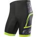 Cycorld Men's 4D Bike Pants with Seat Cushions - Breathable Elastic Quick-Drying Cycling Shorts in Green XL - Perfect for Comfort on Long Rides - Buy Online on SooperMarket.com