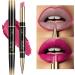 Waterproof Long-Lasting Matte Lip Liner Pencil - Moisturizing Lipstick Cosmetic (#03) - Buy Online on SooperMarket.com