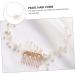 Mikinona Bridal Hair Comb Pearl Headpiece Pearl Headdress Bride Hair Comb Pearl Hair Combs Pearl Headwear Wedding Hair Comb Hair Accessories Bridal Headdress Handmade Headwear Decor - Buy Online on SooperMarket.com