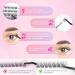 Glowing Win Individual Eyelash Extensions Set - DIY Cluster Lashes Kit with 144 PCS Lash Bond & Seal Tweezers | 8-16mm Natural False Eyelashes for Stunning Looks - Buy Online on SooperMarket.com