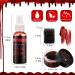 DE'LANCI Fake Blood Spray Splatter & Fake Scabs Gel Kit - Halloween Makeup for Vampire, Zombie & SFX Wound - Buy Online on SooperMarket.com