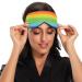 Haskirky Light Blocking Eye Mask - Breathable & Adjustable for Men and Women - Ideal for Travel, Yoga & Deep Sleep - Rainbow Design - Buy Online on SooperMarket.com