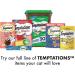 TEMPTATIONS Classic Crunchy and Soft Cat Treats Blissful Catnip - Multiple Sizes - 3oz (12 Pack) - Buy Online on SooperMarket.com