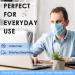 Buy Disposable Face Masks (Pack of 50) - 3-Ply Breathable Protective Masks for Men & Women | Adjustable Earloops & Nose Clip - Buy Online on SooperMarket.com