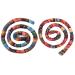 Bohue 2 Pieces Spiral Lock Hair Tie Dreadlocks Hair Ropes Dreadlocks Accessory Bendable Hair Tie Ponytail Holders