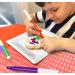 Halloween Cookies Decorating Kit for Kids | 4 Jumbo Cookies + 3 Edible Markers | Pumpkin Witch Ghost Theme | Individually Wrapped | Fun Holiday Activity - Buy Online on SooperMarket.com