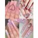 Wsimily Pink AB Crystal Nail Rhinestones Kit | 1620 Pcs Flatback Gems for DIY Manicure | Tweezers & Organizer Box Included - Buy Online on SooperMarket.com