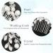 Makone Silver Pearl Flower Wedding Hair Piece for Bride | Bridal Accessories for Women & Girls - Wedding Hair Clips Pearl Comb - Buy Online on SooperMarket.com