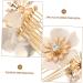 ABOOFAN 1 Pair Bridal Hair Accessories Wedding Hair Accessories Fairy Jewelry for Women Hair Comb Wedding Hair Combs for Wedding Hair Combs for Women Decorative Light Luxury Hairpin Bride - Buy Online on SooperMarket.com