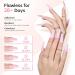 Modelones Acrylic Nail Kit - Clear White & Pink Powder Set with Rhinestone Glue & Brush | Perfect Starter Kit for Acrylic Nail Extensions - Buy Online on SooperMarket.com