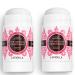 Lavanila Natural Aluminum Free Deodorant 2-Pack Vanilla Grapefruit - The Healthy Deodorant for Men and Women Solid Stick (2 Ounce Each) Vegan Vanilla Grapefruit 2 Ounce (Pack of 2) - Buy Online on SooperMarket.com