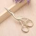 Acronde 2PCS Vintage Stork Shape Sewing Scissors - Stainless Steel Tailor Scissors for Embroidery, Craft, and Everyday Use (Gold) - Buy Online on SooperMarket.com