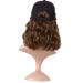 MapofBeauty Short Curly BOB Synthetic Hair Extension Baseball Hat Wig (Brown) - 13 Inch/33 cm - Buy Online on SooperMarket.com