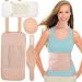 SHASUXTING 5Pcs Neck Waist Oil Pack Set with Chest Pad Reusable Oil Wrap Mess-Free Oil Pack Wrap with Adjustable Straps Comfortable Oil Pack for Neck Waist