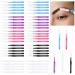 50-Piece Eyebrow Brush Set | 5 Colors Portable Eyebrow Laminating & Eyelash Comb Tools - Perfect for Eyelash Extensions & Lifting - Buy Online on SooperMarket.com
