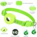 Airtag Cat Collar with Holder & Bell | Reflective Safety Neck Band for Kittens & Puppies - Green - Buy Online on SooperMarket.com