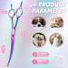 Professional Curved Dog Care Scissors - Safe Round Pointed Pet Fur Scissors for Dogs & Cats | Japanese 440C Stainless Steel | Rainbow Design - Buy Online on SooperMarket.com