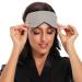 Adjustable Light Blocking Eye Mask for Travel, Yoga, and Deep Sleep - Light Grey - Buy Online on SooperMarket.com