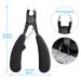 opove X5 Black Heavy Duty Toenail Clippers for Thick Ingrown Nails - Precision Nail Scissors with Super Sharp Curved Blade - Professional Grooming Tool - Buy Online on SooperMarket.com