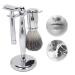 3PC Professional Razor Set - Manual Razor & Alloy Holder | Premium Shaving Essentials for Men - Buy Online on SooperMarket.com