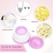 INSFIT 20g Silicone Cosmetic Containers | 5PCS BPA Free Leakproof Jars for Makeup Samples | Travel Size Cream Jars with Labels and Spatulas - Buy Online on SooperMarket.com