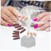 ABOOFAN Nail Tips Display Stand Nail Practice Display Stand Manicure Nail Display Stand Nail Practice Stand Nail Art Stands Nail Art Practice Stand Nail Art Supply Acrylic Sample Spiral 6.2x6.2cm Grey - Buy Online on SooperMarket.com