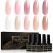 Shining She Jelly Gel Nail Polish Kit - 10 Color UV/LED Soak-Off Gel Set for Salon and Home Nail Art - 8ML - Buy Online on SooperMarket.com