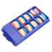 Colorful Nail Tip Pure Color Full Cover Nail Tip Home Salon Stylish Colorful False ABS Material Fake Nail Manicure Tool Easy to Cut(05)