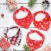 Dog Bandanas 4 Pack Dog Christmas Bandana Classic Buffalo Plaid Pets Scarf Triangle Bibs Neckerchief Set Pet Costume Accessories Decoration for Small Medium Large Dog and Cats 4PC Xmas - Buy Online on SooperMarket.com