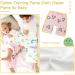 Baby Toilet Training Pants 2-in-1 Waterproof Reusable Cotton Nappy Skirt Diaper - Cute Cartoon Pink Bear Design - Skort Pants for Kids - Low Waist - Size M - Buy Online on SooperMarket.com