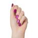 KISS imPRESS No Glue Press-On Nails - Dark Pink Squoval - 30 Nails Manicure Kit for Easy Home Nail Art - Buy Online on SooperMarket.com