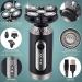 GeRRiT Electric Razor for Men - 4 in 1 Waterproof Rechargeable Shaver & Beard Trimmer | International Shipping - Buy Online on SooperMarket.com